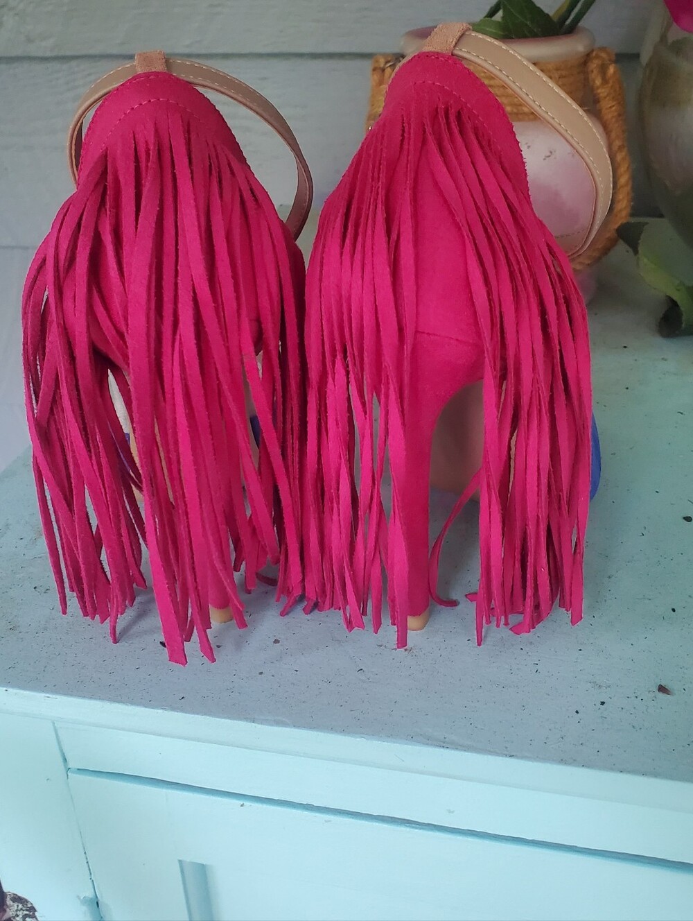 Sassy Struts Fringe Heels - Picture 5 of 7